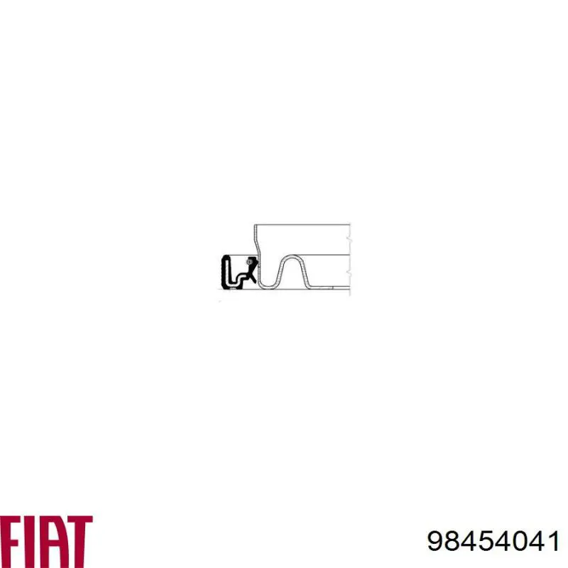 Сальник распредвала 98454041 Fiat/Alfa/Lancia