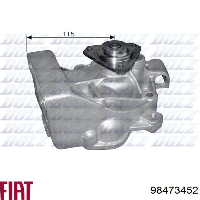 Помпа охлаждения Fiat/Alfa/Lancia 98473452 цена, от 55.01 USD
