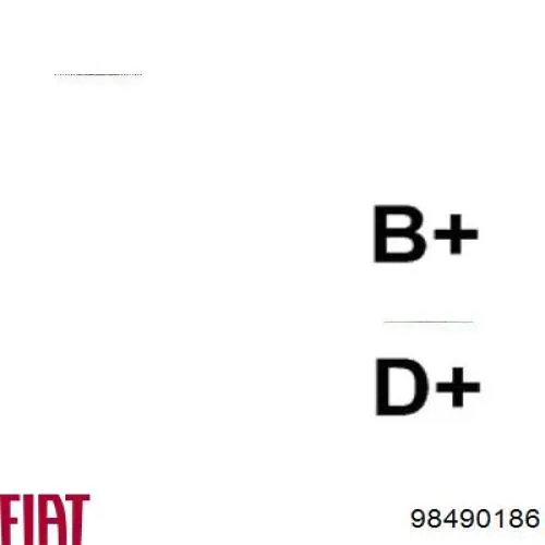 Купить 98490186 Fiat/Alfa/Lancia Генератор