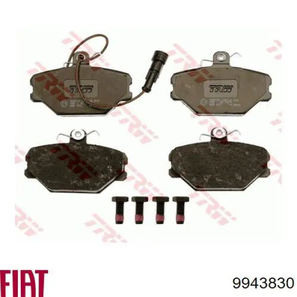 Колодки Fiat/Alfa/Lancia 9943830 цена, от 11.20 USD