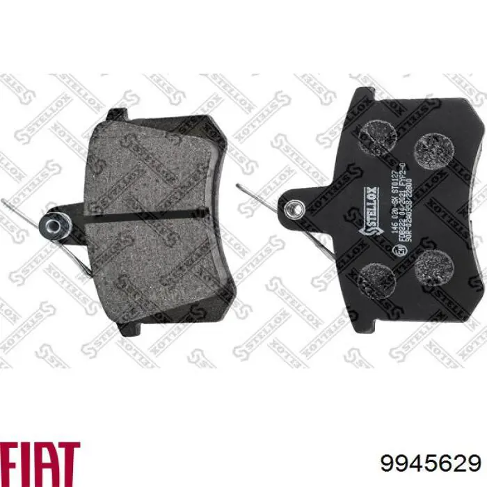 Колодки дисковые  Fiat/Alfa/Lancia 9945629 цена, от 17.60 USD
