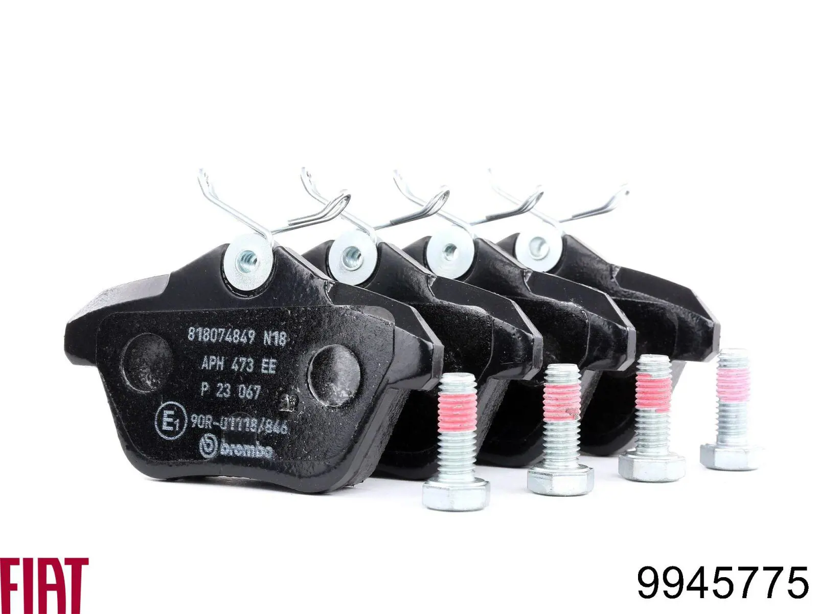 Купить 9945775 Fiat/Alfa/Lancia Колодки тормозные задние, дисковые