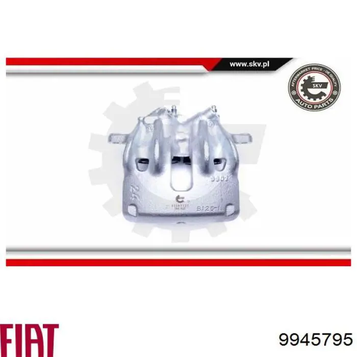 Суппорт тормозной передний левый 9945795 Fiat/Alfa/Lancia