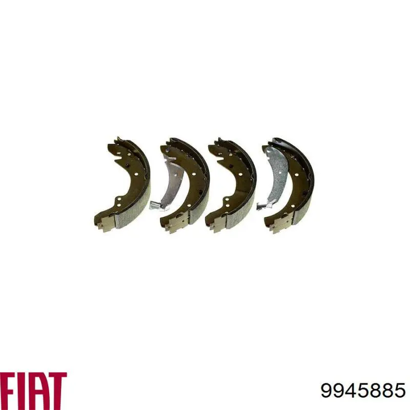 9945885 Fiat/Alfa/Lancia Барабанные тормозные колодки