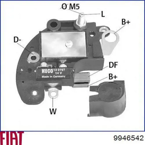 Реле генератора 9946542 Fiat/Alfa/Lancia