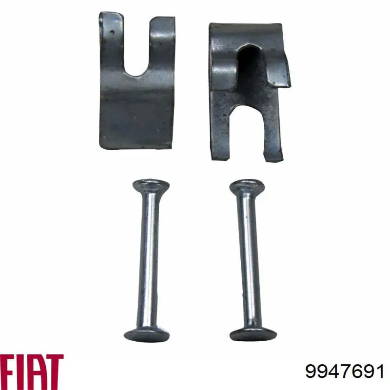 Установочный комплект задних барабанных колодок Fiat/Alfa/Lancia 9947691 цена, от 5.37 USD