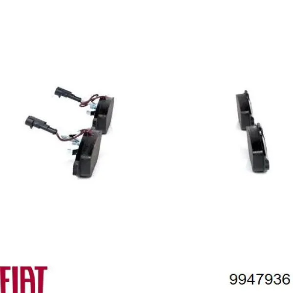 Купить 9947936 Fiat/Alfa/Lancia Колодки тормозные
