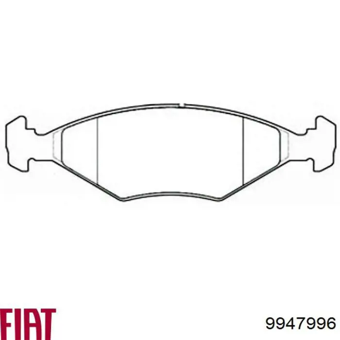 9947996 Fiat/Alfa/Lancia Колодки передние