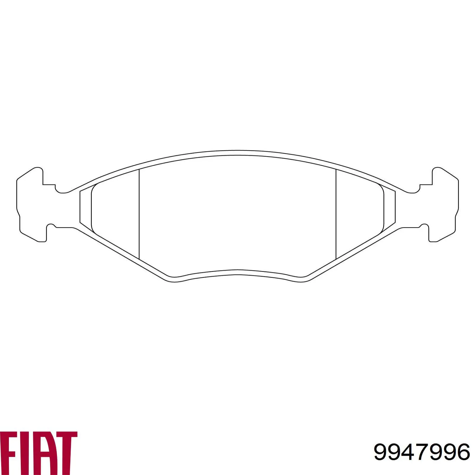 Купить 9947996 Fiat/Alfa/Lancia Колодки тормозные
