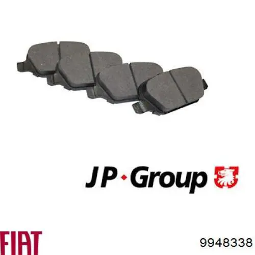 Купить 9948338 Fiat/Alfa/Lancia Колодки тормозные задние, дисковые