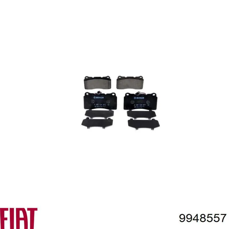9948557 Fiat/Alfa/Lancia передние тормозные колодки