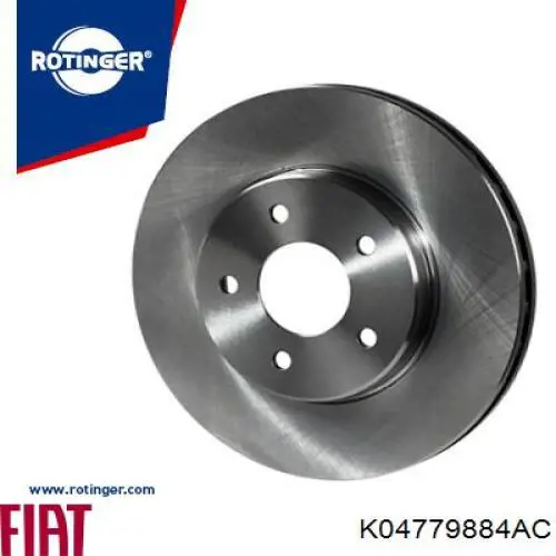 K04779884AC Fiat/Alfa/Lancia Диск тормозной передний