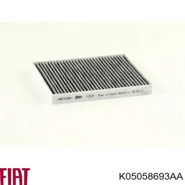 Фільтр салону K05058693AA Fiat/Alfa/Lancia