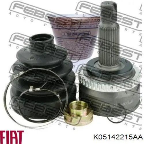 K05142215AA Fiat/Alfa/Lancia Пыльник шарнира привода