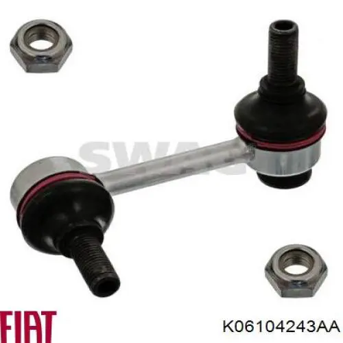 Купить K06104243AA Fiat/Alfa/Lancia Болт заднего продольного рычага (развальный)