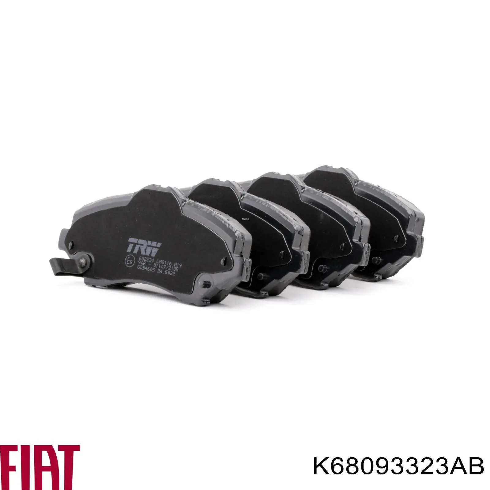 K68093323AB Fiat/Alfa/Lancia Колодки передние