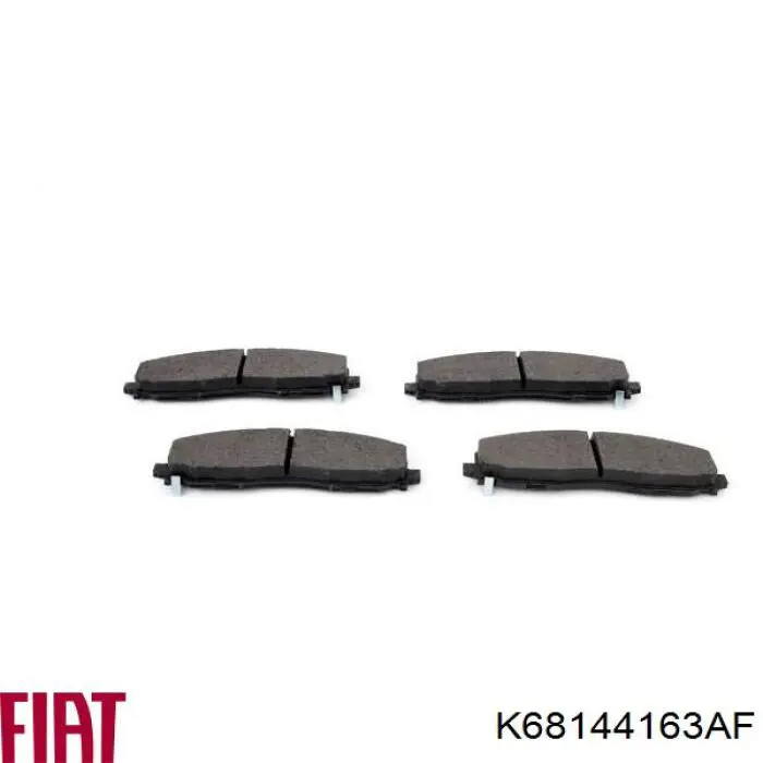 Передние тормозные колодки K68144163AF Fiat/Alfa/Lancia