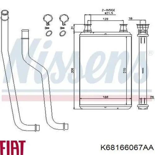 GS33683 Mahle Original Прокладка радиатора масляного