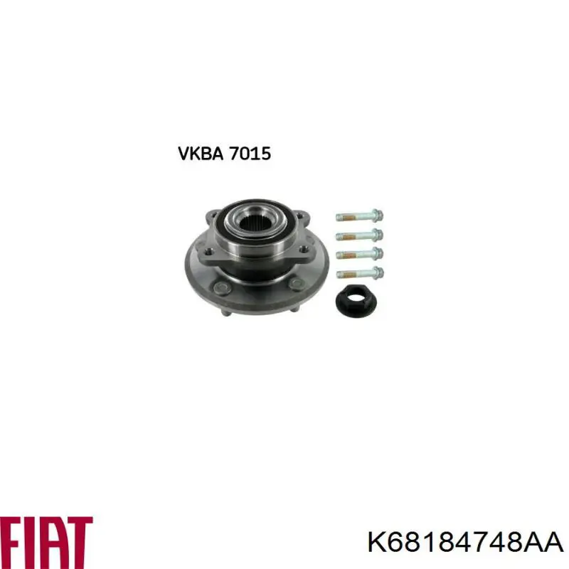 Купить K68184748AA Fiat/Alfa/Lancia Ступица переднего колеса