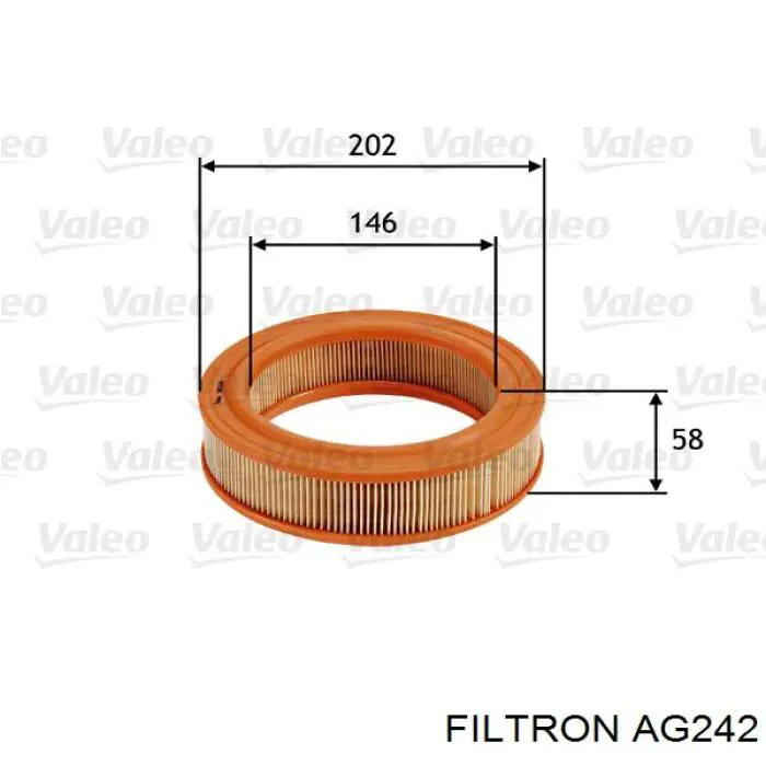 ag242 Filtron воздушный фильтр