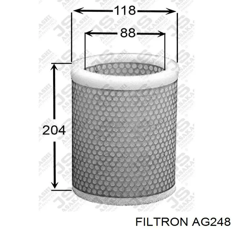 Воздушный фильтр CA3199 Fram