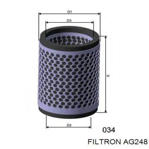 AG248 Filtron воздушный фильтр