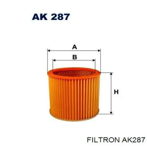 AK287 Filtron Воздушный фильтр двигателя