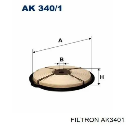 Воздушный фильтр AK3401 Filtron