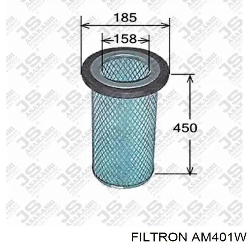 Элемент воздушного фильтра Filtron AM401W цена, от 17.59 USD