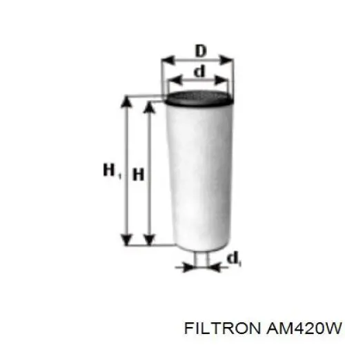 AM420W Filtron Воздушный фильтр двигателя