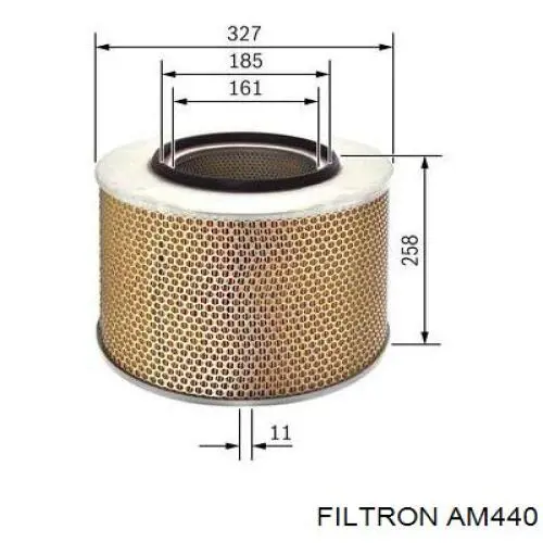 Воздушный фильтр AM440 Filtron