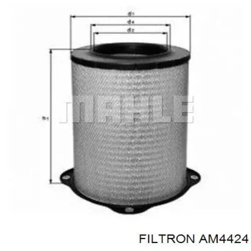 AM4424 Filtron Воздушный фильтр двигателя