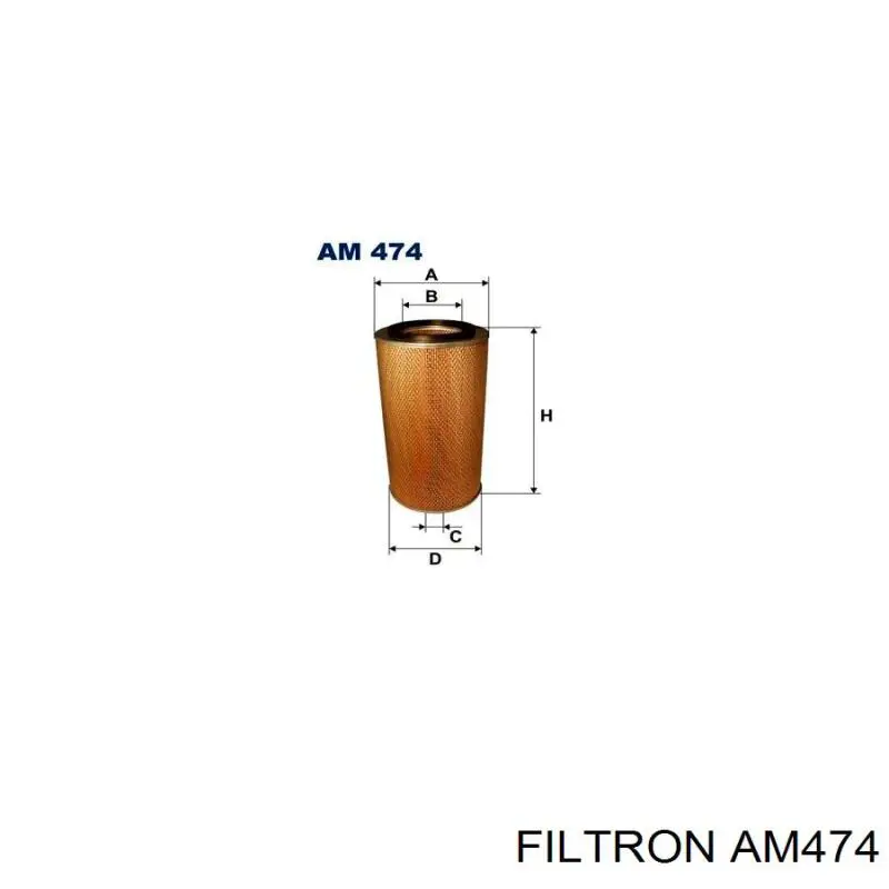 AM474 Filtron filtro de ar