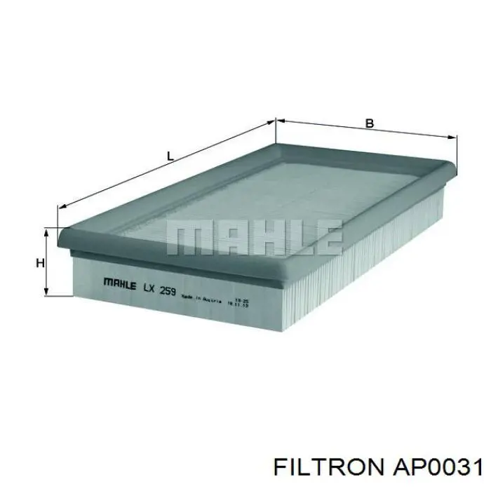 AP0031 Filtron воздушный фильтр