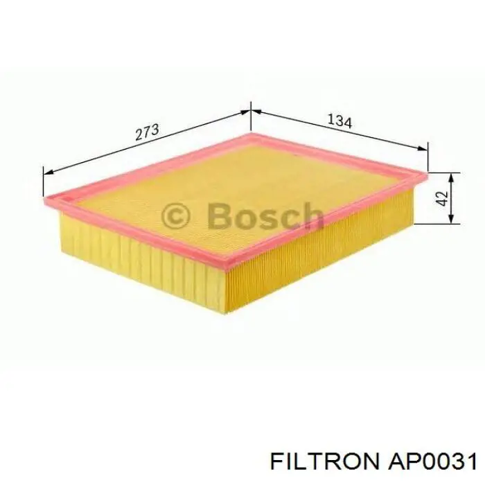 Элемент воздушного фильтра Filtron AP0031 цена, от 3.55 USD