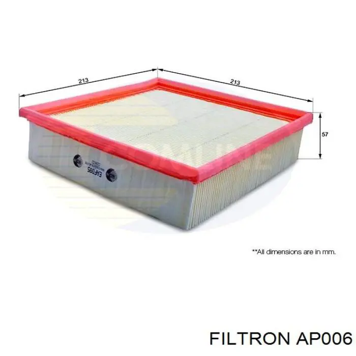 Элемент воздушного фильтра Filtron AP006 цена, от 3.30 USD