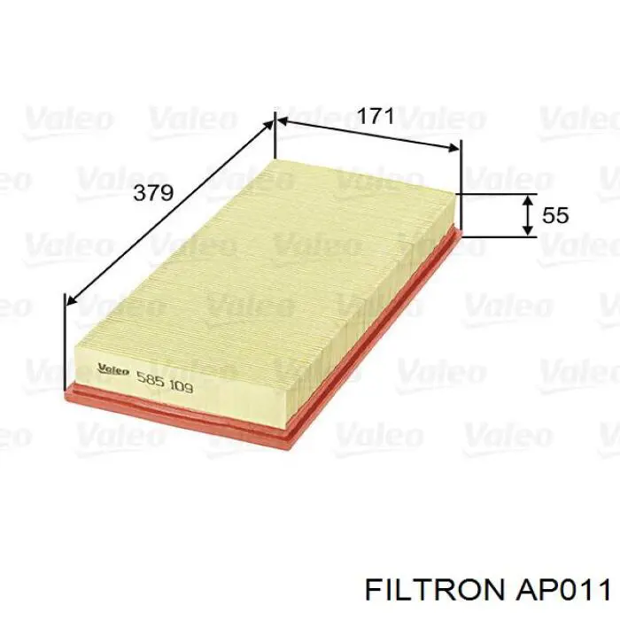 Купить AP011 Filtron Автомобильный фильтр воздуха
