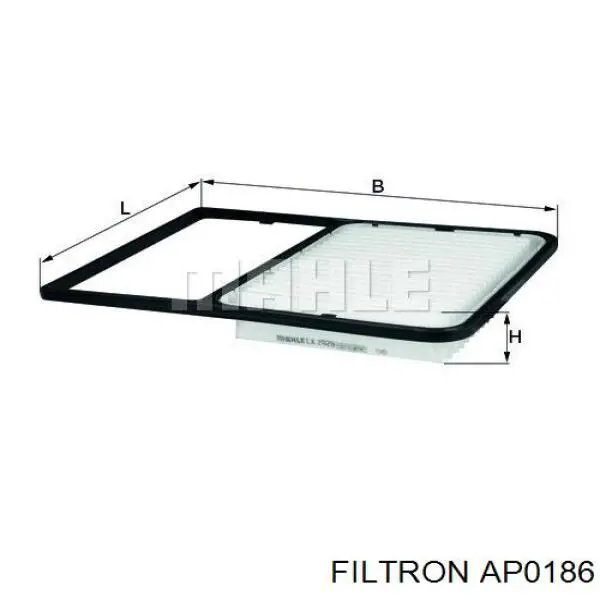 AP0186 Filtron Воздушный фильтр двигателя