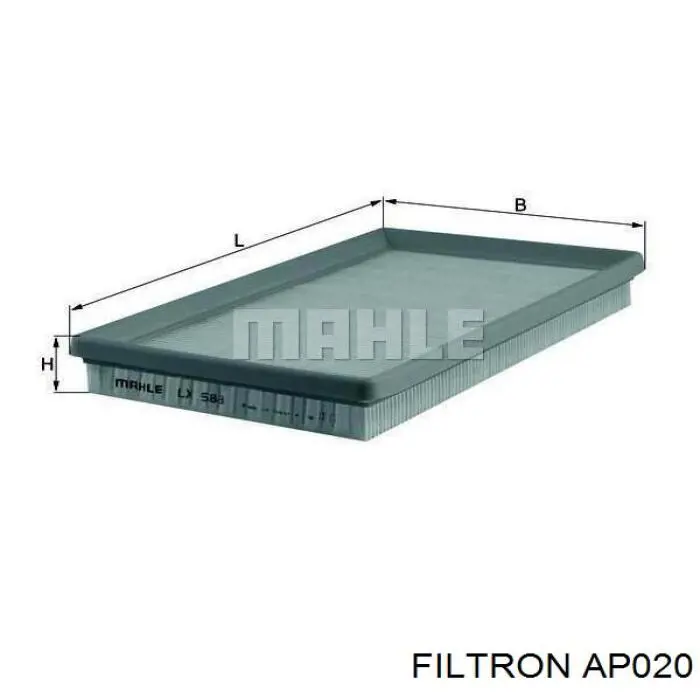 Элемент воздушного фильтра Filtron AP020 цена, от 7.05 USD
