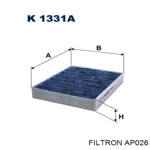 AP026 Filtron Воздушный фильтр двигателя