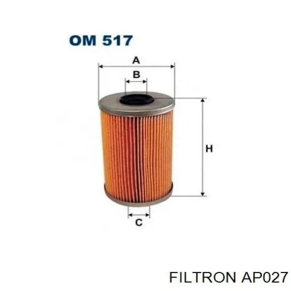 Filtro de aire AP027 Filtron