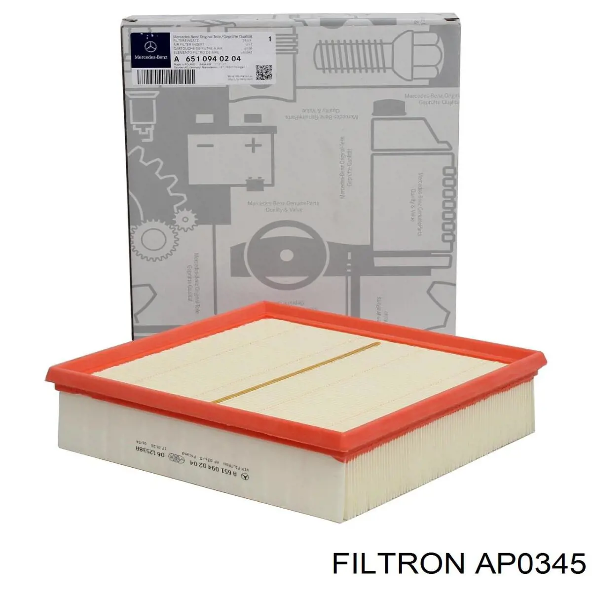 AP0345 Filtron Воздушный фильтр двигателя