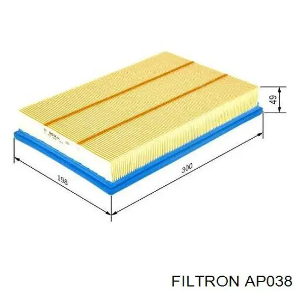 Воздушный фильтр AP038 Filtron