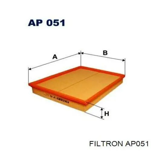 Воздушный фильтр AP051 Filtron