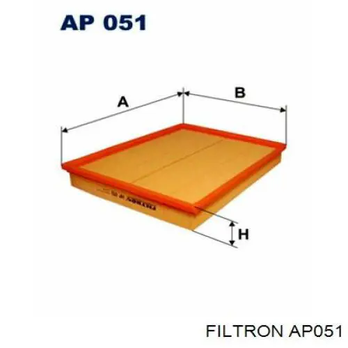 Элемент воздушного фильтра Filtron AP051 цена, от 4.67 USD