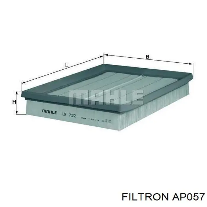 Элемент воздушного фильтра Filtron AP057 цена, от 3.81 USD