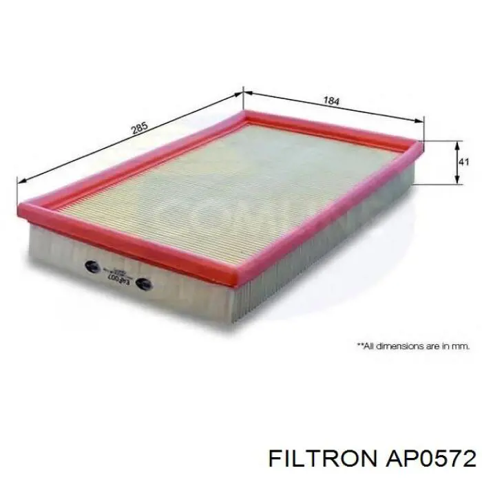 Купить AP0572 Filtron Автомобильный фильтр воздуха