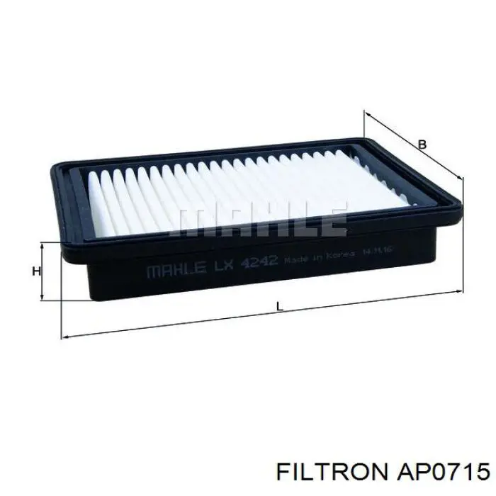 Элемент воздушного фильтра Filtron AP0715 цена, от 5.69 USD