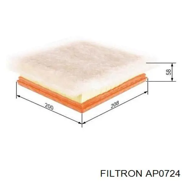 Воздушный фильтр AP0724 Filtron