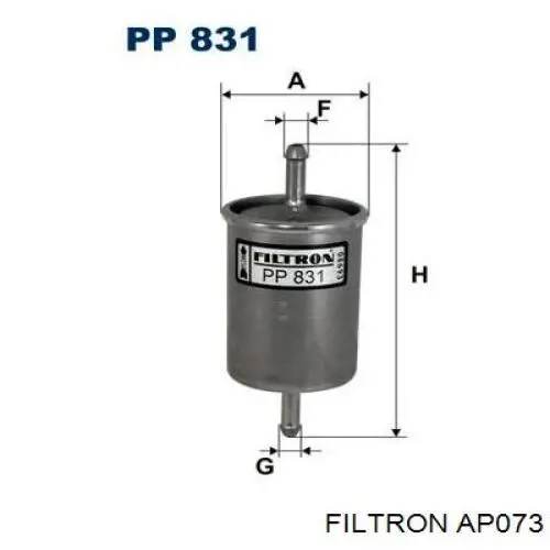 Воздушный фильтр AP073 Filtron